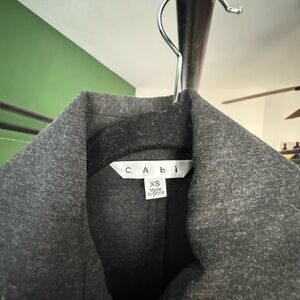 CAbi Charcoal Gray Knit Jacket